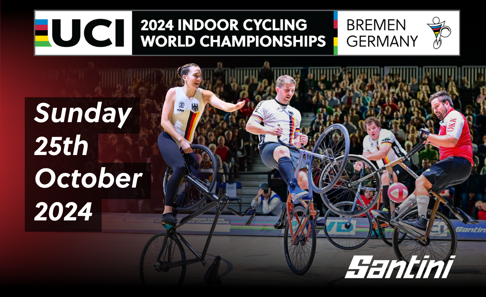 2024 UCI Indoor Cycling World Championships Sunday ${singleEventLocation} Billets