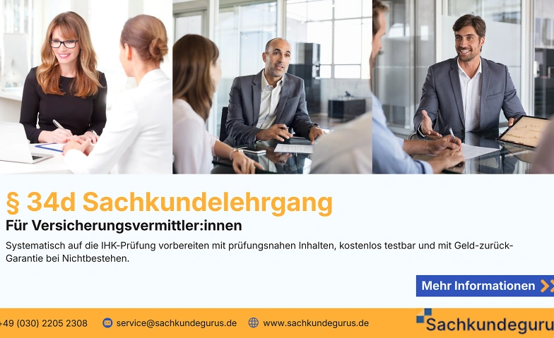 Event-Image for '&sect; 34d IHK Sachkundepr&uuml;fung online sicher vorbereiten'