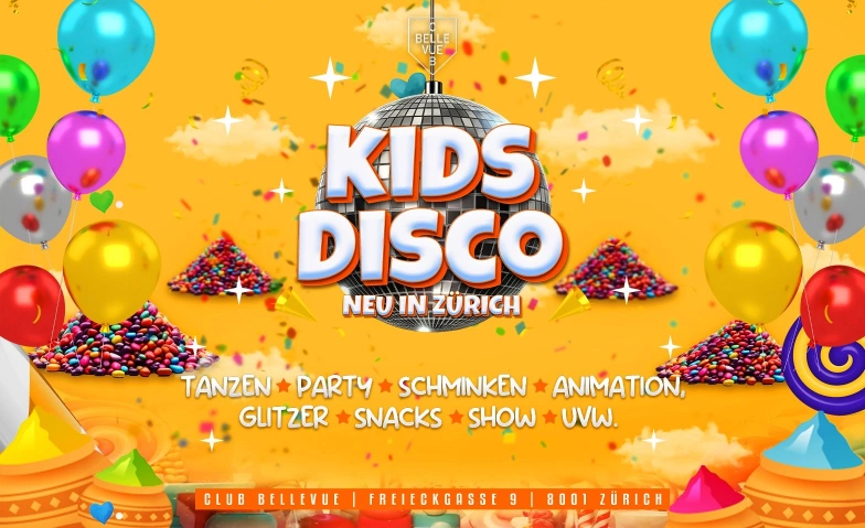 KIDS PARTY - ZÜRICH Club Bellevue Billets