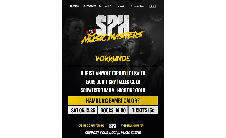 Event-Image for 'Sph_masters Vorrunde Roberto ChristianwolfTorgby'