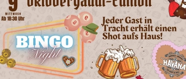 Event-Image for 'Bingo-Night Oktobergaudi-Edition @ Havana'