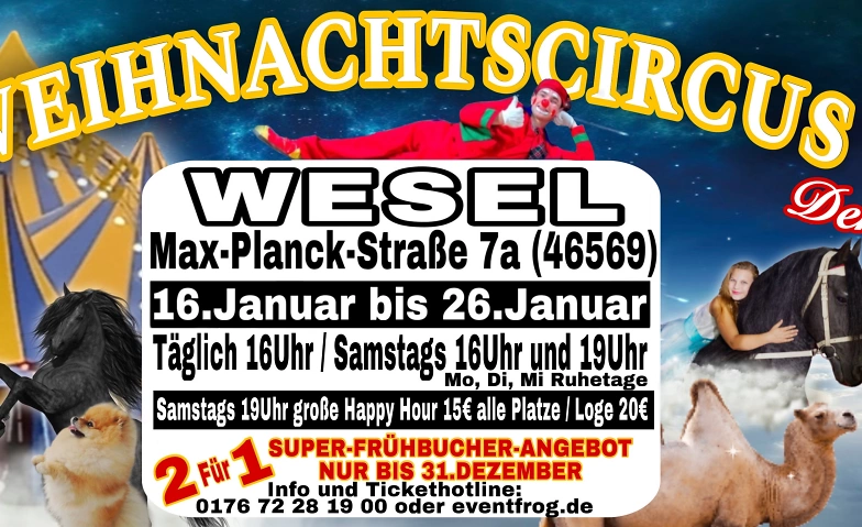 Event-Image for 'Weseler Weihnachtscircus - Der Winterzauber 2025'