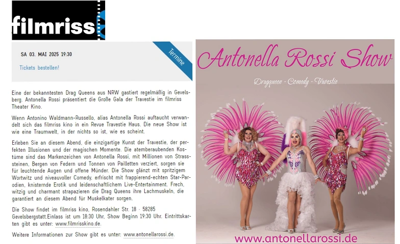 Event-Image for 'Antonella Rossi Travestie Revue Show'