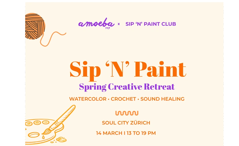 Sip 'N' Paint Club - Creative Retreat Tickets