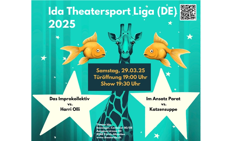 Ida Theatersport Liga 29.03.2025, DE Billets