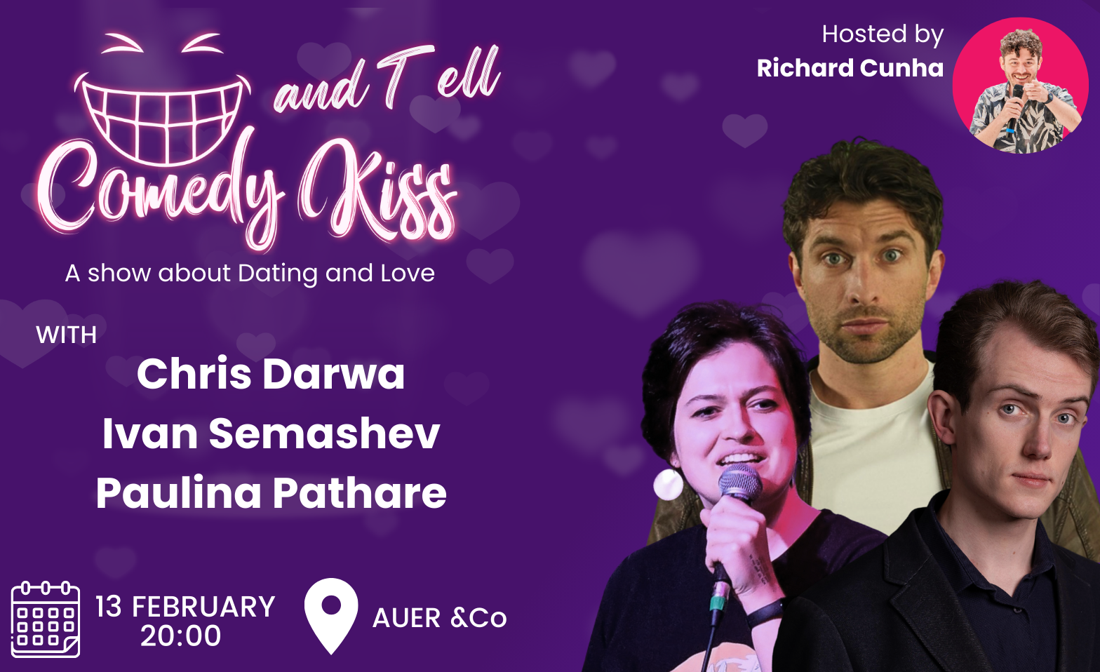 Comedy Kiss &amp; Tell Billets