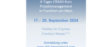 Event-Image for 'Präsenz-Seminar Projektmanagement Frankfurt 17.-20.09.2024'