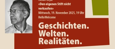 Event-Image for '«Den eigenen Stift nicht verkaufen» - Geschichten. Welten. R'