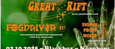 Event-Image for 'Konzert: Great Rift, Fogdiver & Signal from Noise'