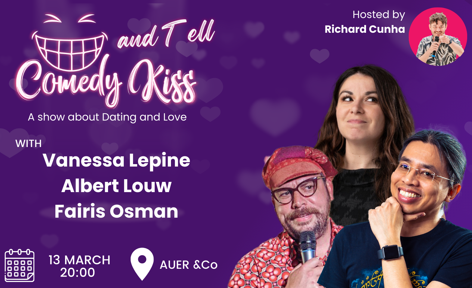 Comedy Kiss &amp; Tell Billets