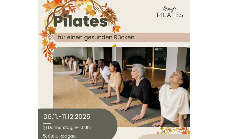 Event-Image for 'Pilates für einen gesunden Rücken in Rodgau, 06.11.-11.12.25'