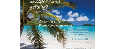 Event-Image for 'CRASH-Kurs Projektmanagement 01.-05.12.2025 in DRESDEN'