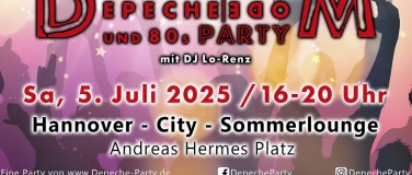 Event-Image for 'Depeche Mode + 80s (Sommerlounge der Stadt Hannover)'