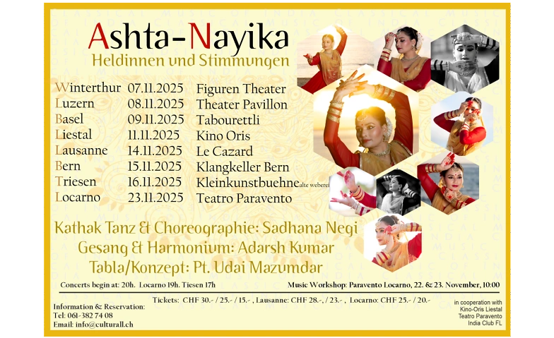 Ashta Nayika - Heroines and Emotions Tickets