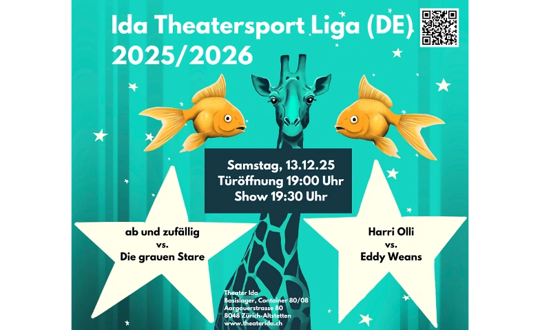Ida Theatersport Liga 13.12.2025, DE Tickets