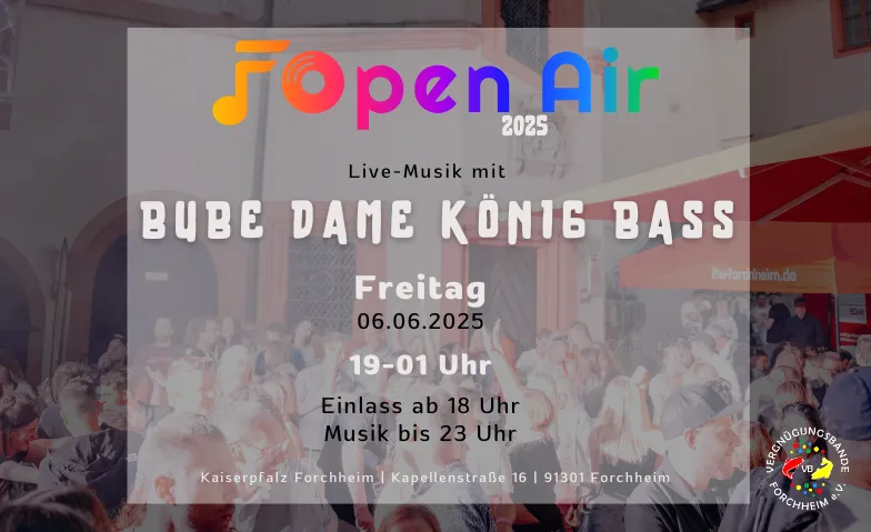 Event-Image for 'FOpen Air - Bube, Dame, König, Bass'