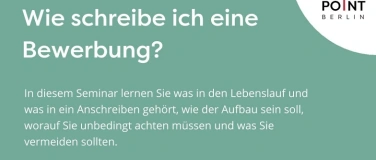 Event-Image for 'Wie schreibe ich eine Bewerbung?'