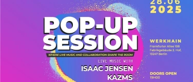 Event-Image for 'Pop-Up Session – Isaac Jensen & KAZMS'