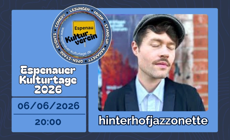 Espenauer Kulturtage 2026 - hinterhofjazzonette Tickets