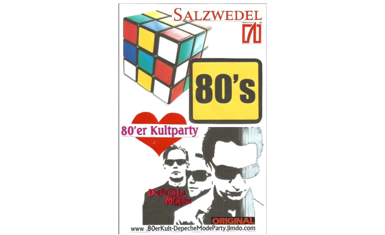 80'er Kultparty - Salzwedel-   Das Original seit 1996 ! ${singleEventLocation} Billets