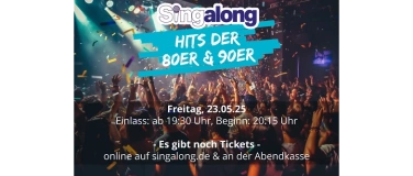 Event-Image for 'Singalong - HITS DER 8OER & 90ER'