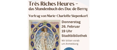 Event-Image for 'Vortrag: Tres Riches Heures'
