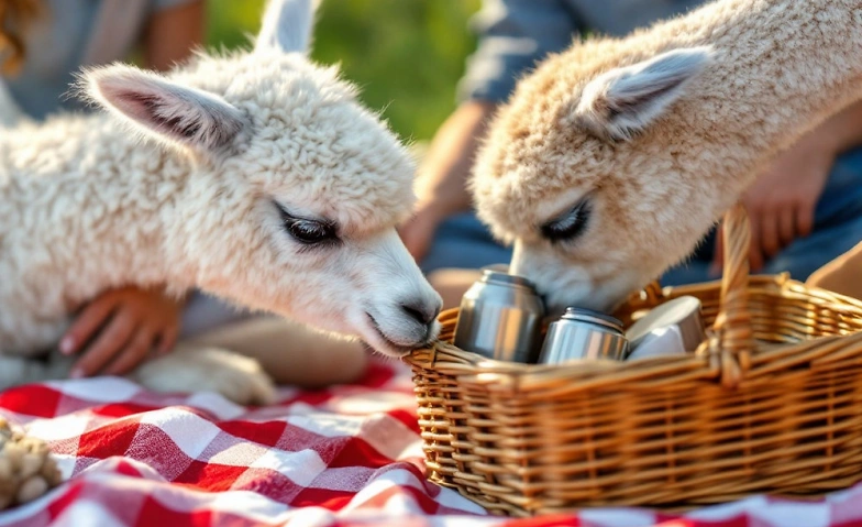 Picknick inmitten Alpakas im Emmental Tickets