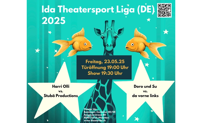 Ida Theatersport Liga 23.05.2025, DE Billets