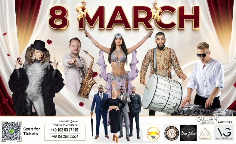 Party zum Internationalen Frauentag Kral Event GmbH, Heidemannstra&szlig;e 1, 80939 M&uuml;nchen Tickets