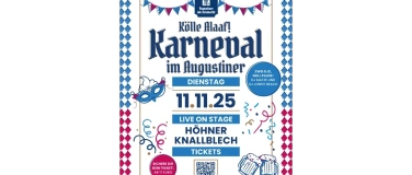 Event-Image for '*** Abendticket *** 11.11.2025 im Augustiner am Heumarkt'