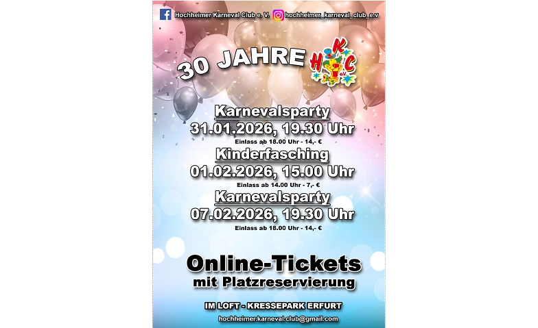 Event-Image for 'HKC Hochheimer Karneval Club &ndash; 30 Jahre Jubil&auml;umssitzung'