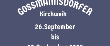 Event-Image for 'Goßmannsdorfer Kirchweih 2025'