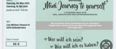Event-Image for 'Workshop Journey to yourself'