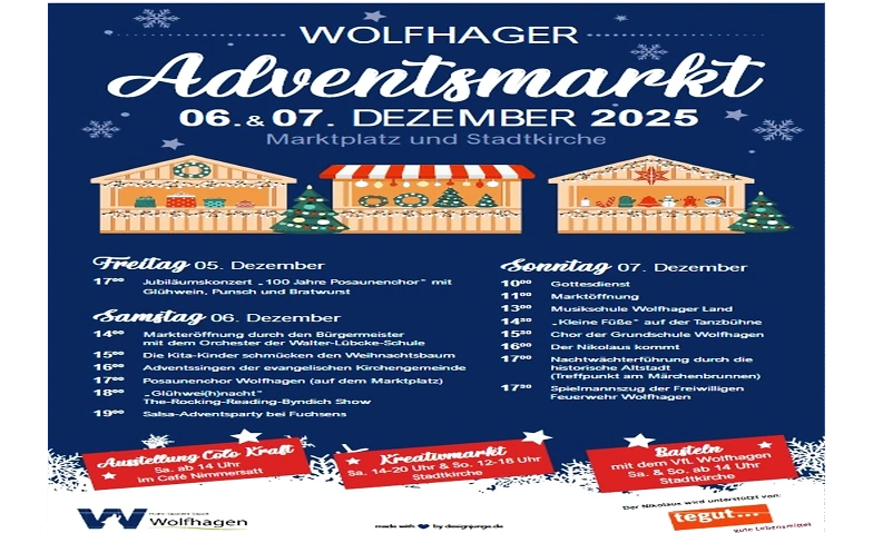 Event-Image for 'Adventsmarkt Wolfhagen mitten in historischer Altstadt'