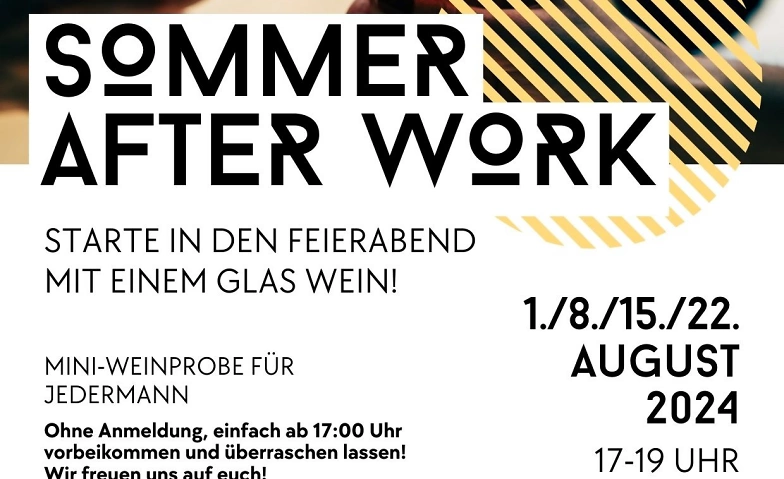 Event-Image for 'Summer After Work - Mini-Weinprobe für Jedermann!'