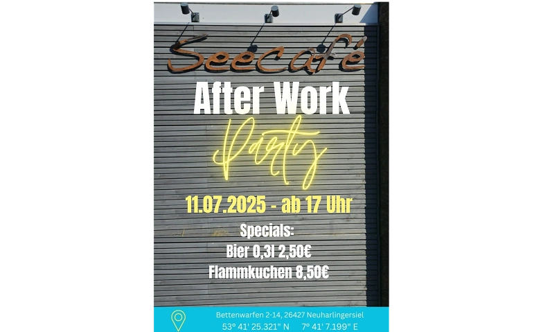 AFTER WORK - PARTY im SEECAF&Eacute; Tickets