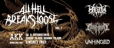 Event-Image for 'All Hell Break Loose Vol.7- MAGEFA / UNHINGED /MORS EX MUNDI'