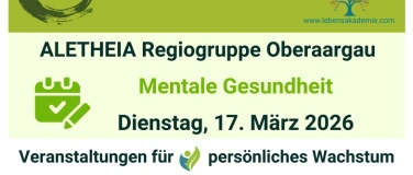 Event-Image for 'Mentale Gesundheit - die Macht des Bewusstseins'