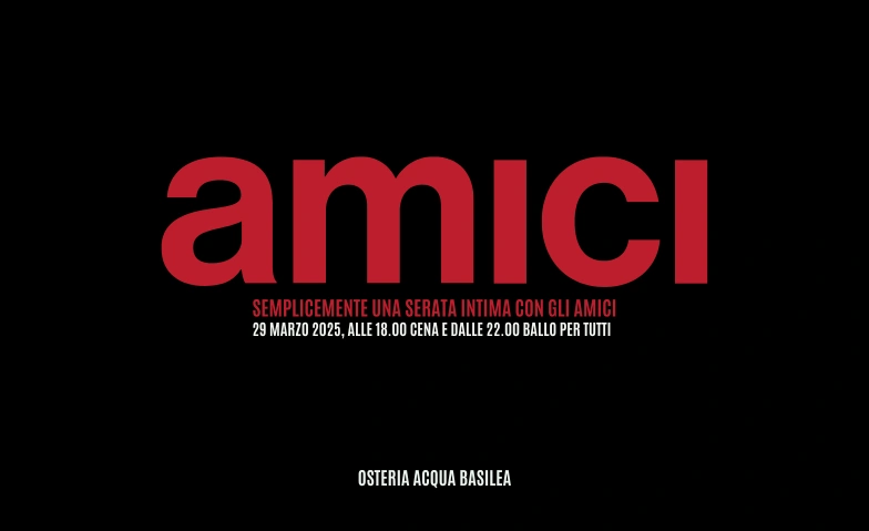 AMICI - Dine & Dance Acqua Basel, Binningerstrasse 14, 4051 Basel Tickets