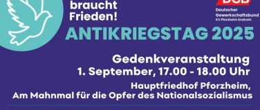Event-Image for 'Gedenkverantaltung Antikriegstag Pforzheim'