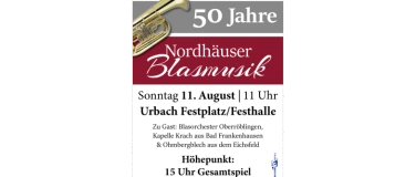 Event-Image for 'Musikfest 50 Jahre Nordhäuser Blasmusik'