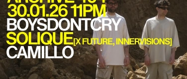 Event-Image for 'ARCHIVE 404 w/ SOLIQUE'