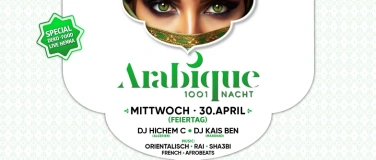 Event-Image for 'ARABIQUE - 1001 Nacht (Feiertag)'