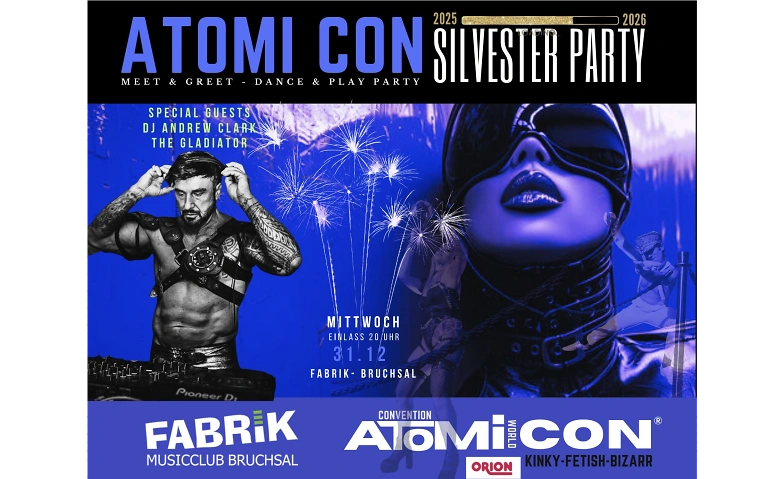 Event-Image for 'KINKY - SILVESTER PARTY - FABRIK BRUCHSAL'