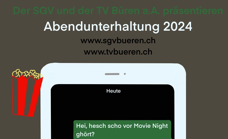 Unterhaltungsabend &quot;Movie Night&quot; &mdash; TV und SGV B&uuml;ren a. A. ${singleEventLocation} Tickets