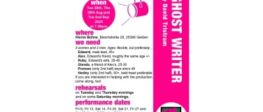 Event-Image for 'The Keller Theatre: Auditions for "Ghost Writer"'