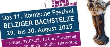 Event-Image for 'Das 11. Komische Festival „Belziger Bachstelze” - Frauentag'