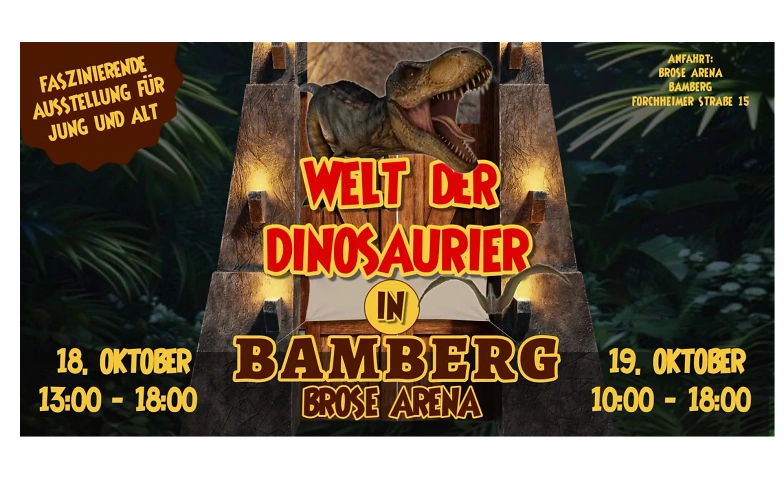 Event-Image for 'Welt der Dinosaurier - Bamberg Brose Arena'