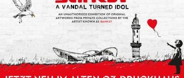 Event-Image for 'Banksy – A Vandal Turned Idol (Ausstellung)'