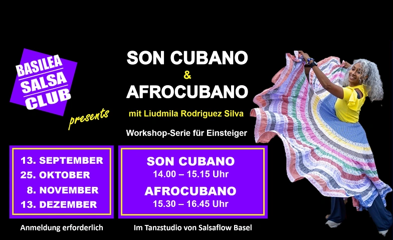 4x Afrocubano für Einsteiger mit Liudmila (alle 4 Workshops) Tickets